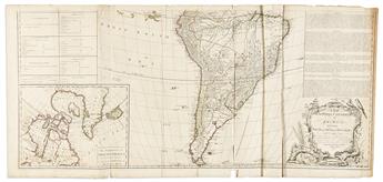 (SOUTH AMERICA.) Group of 6 eighteenth-and-nineteenth-century engraved maps